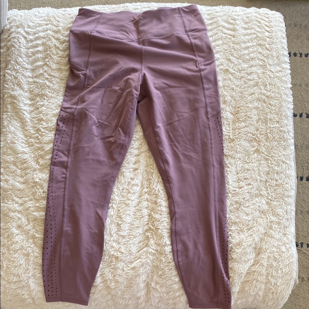 90 Degree By Reflex Pink Leggings Soft Comfortable Fit
